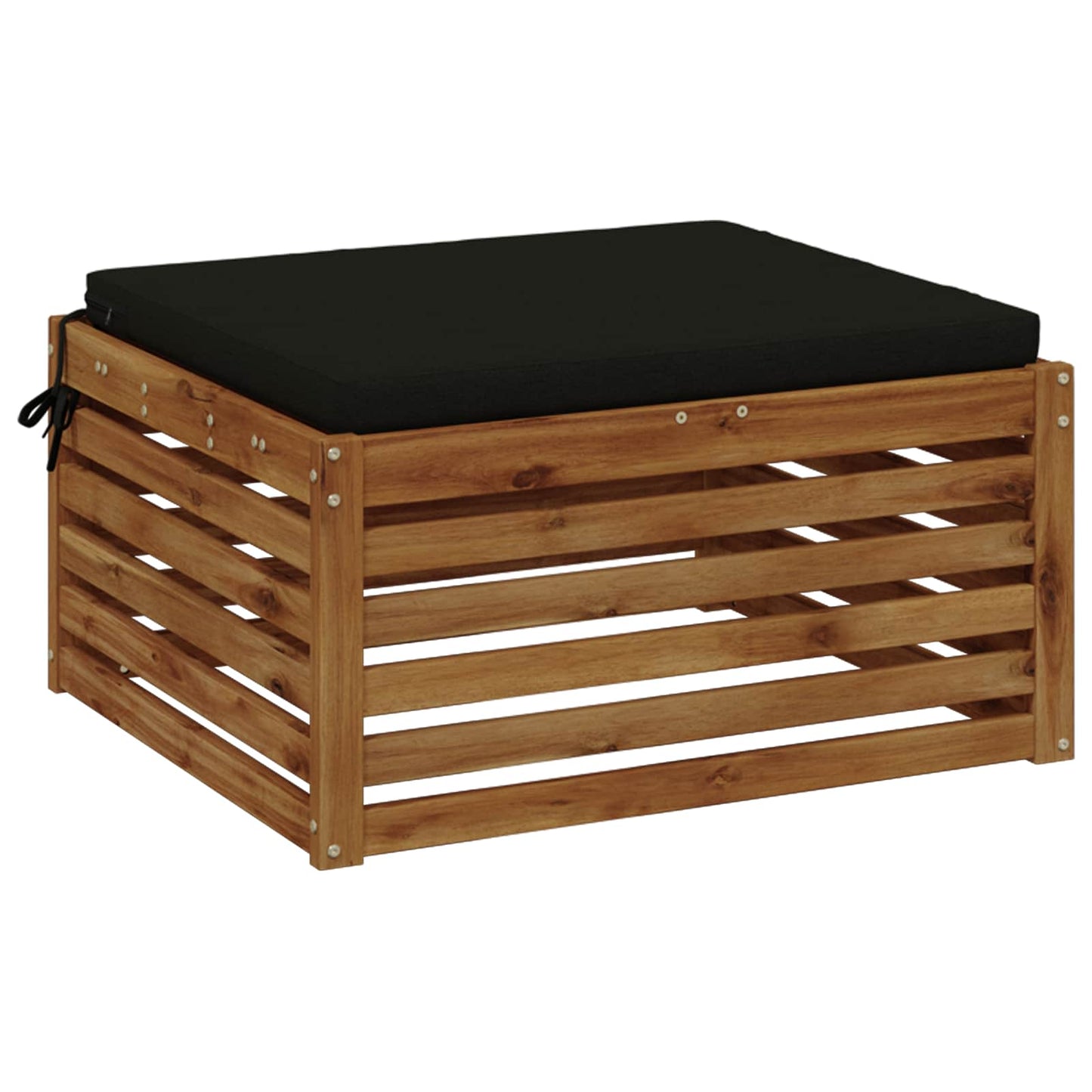 1-Stykke Sædepude SOEST 100% polyester Sort 80 x 80 x 5 cm