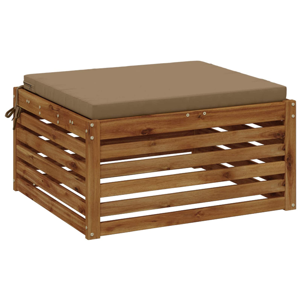 1-Stykke Sædepude SOEST 100% polyester Gråbrun 80 x 80 x 5 cm