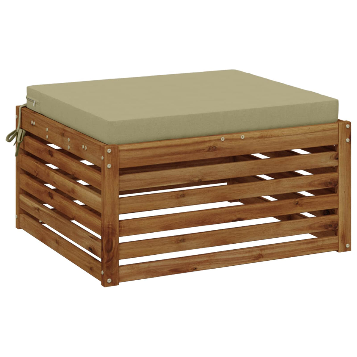 1-Stykke Sædepude SOEST 100% polyester Lys grøn 80 x 80 x 7 cm