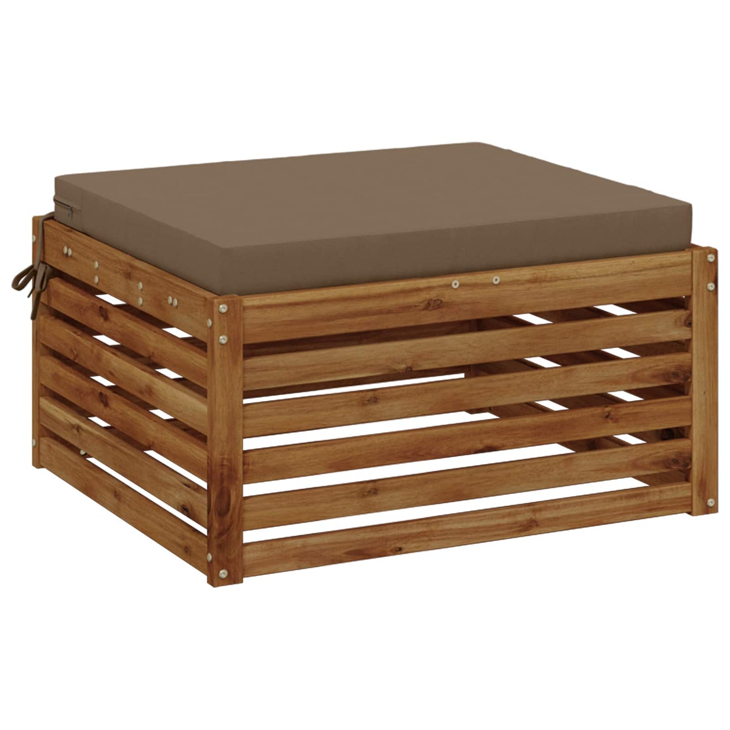 1-Stykke Sædepude SOEST 100% polyester Gråbrun 80 x 80 x 7 cm