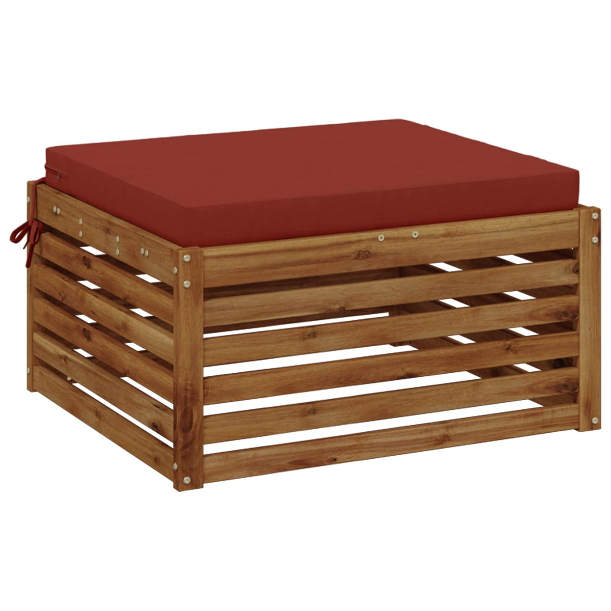 1-Stykke Sædepude SOEST 100% polyester Rød 80 x 80 x 7 cm