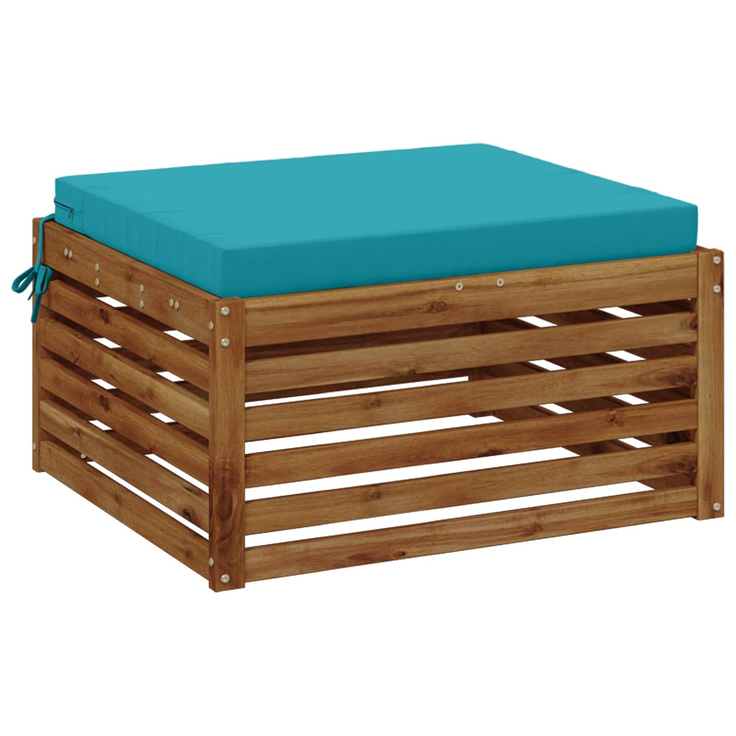 1-Stykke Sædepude SOEST 100% polyester Turkis 80 x 80 x 7 cm