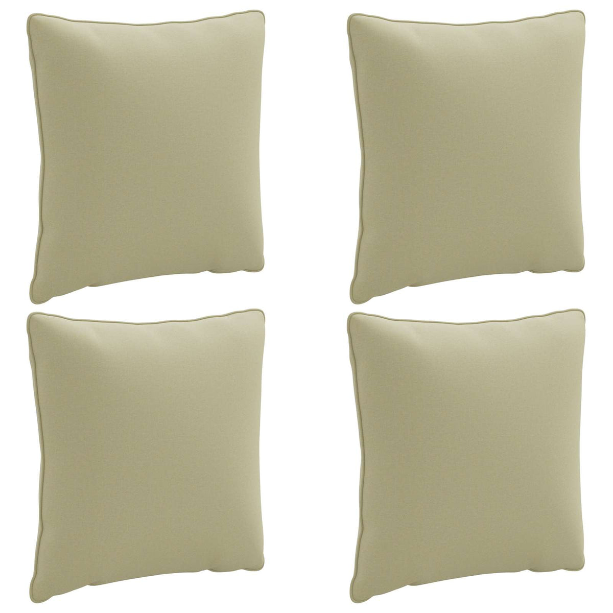 4-delte rygpuder PUTTEN 4 pcs 100% polyester Lys grøn