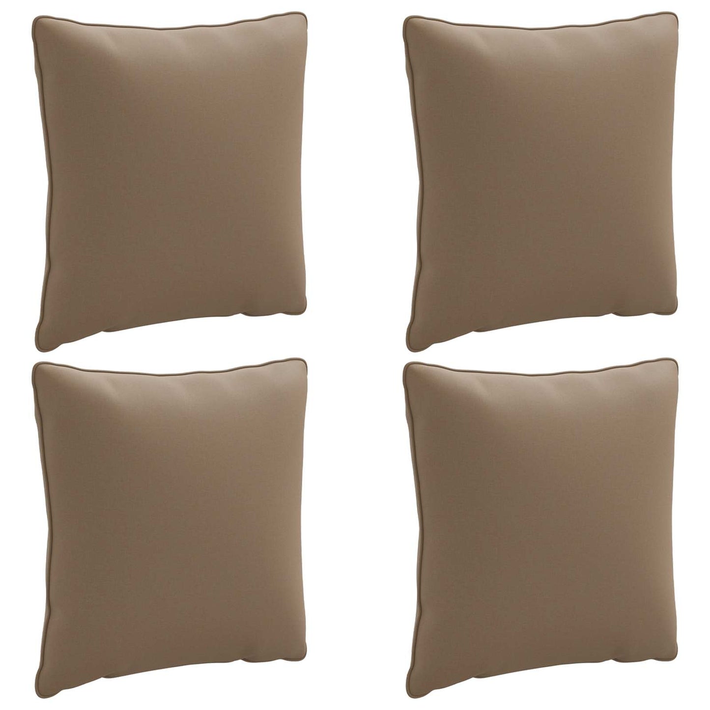 4-delte rygpuder PUTTEN 4 pcs 100% polyester Gråbrun