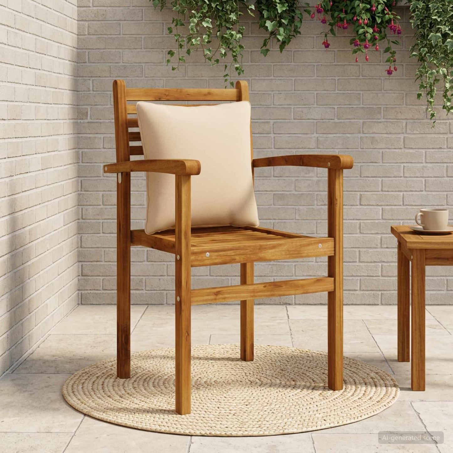 1-delte rygpuder PUTTEN 100% polyester Sandfarvet
