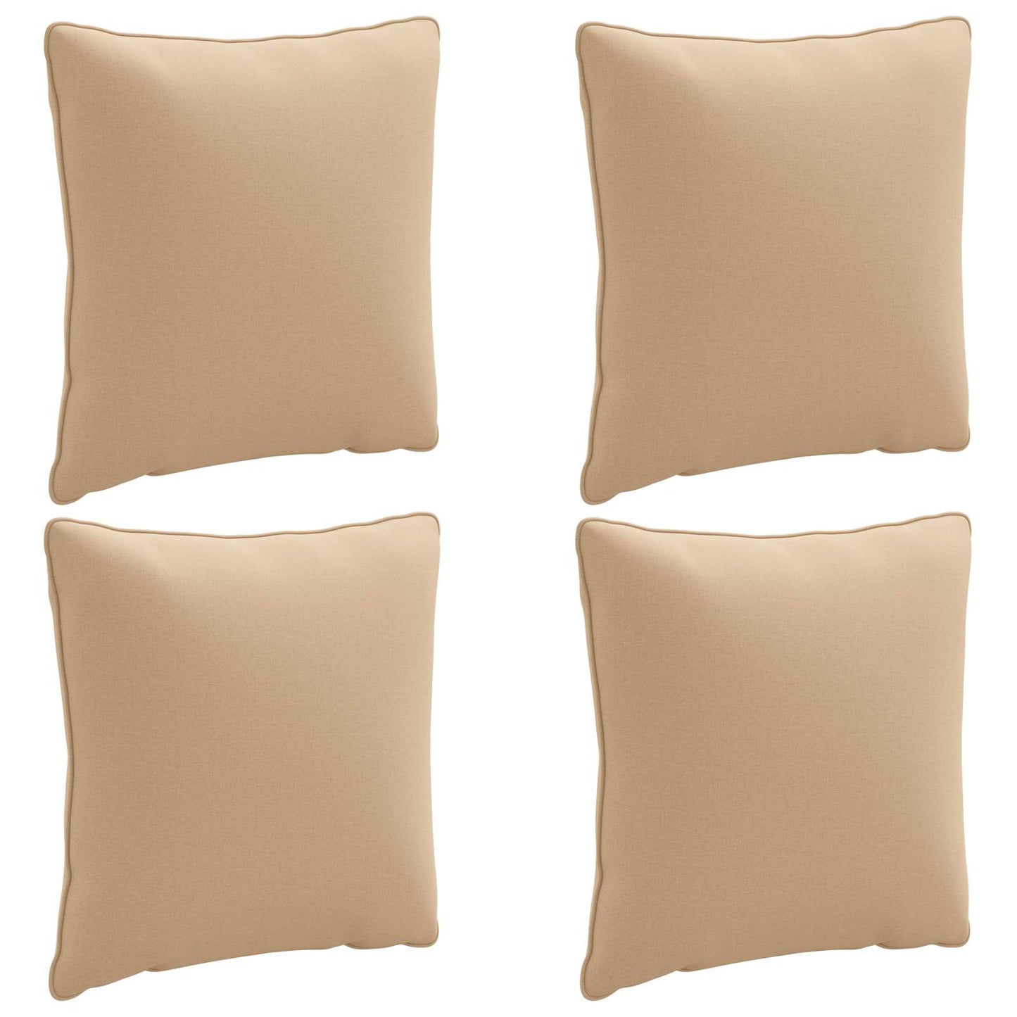 4-delte rygpuder PUTTEN 4 pcs 100% polyester Sandfarvet