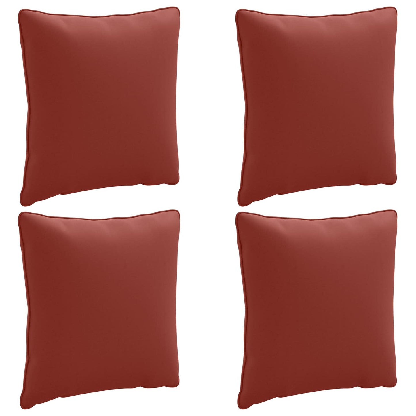 4-delte rygpuder PUTTEN 4 pcs 100% polyester Rød