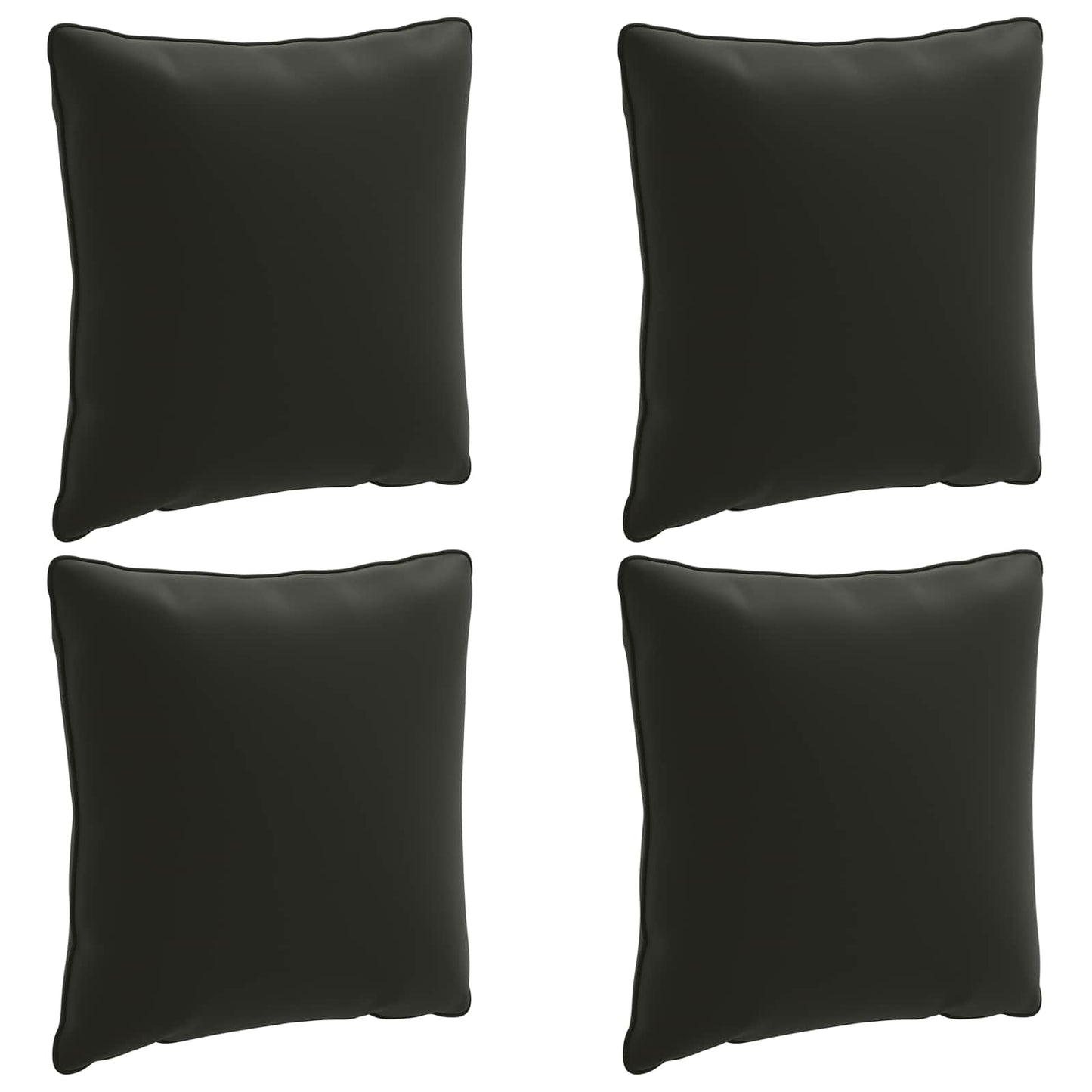 4-delte rygpuder PUTTEN 4 pcs 100% polyester Sort