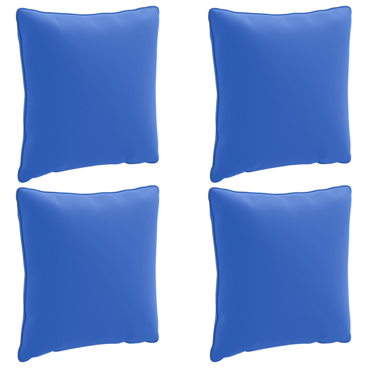 4-delte rygpuder PUTTEN 4 pcs 100% polyester Kongelig blå