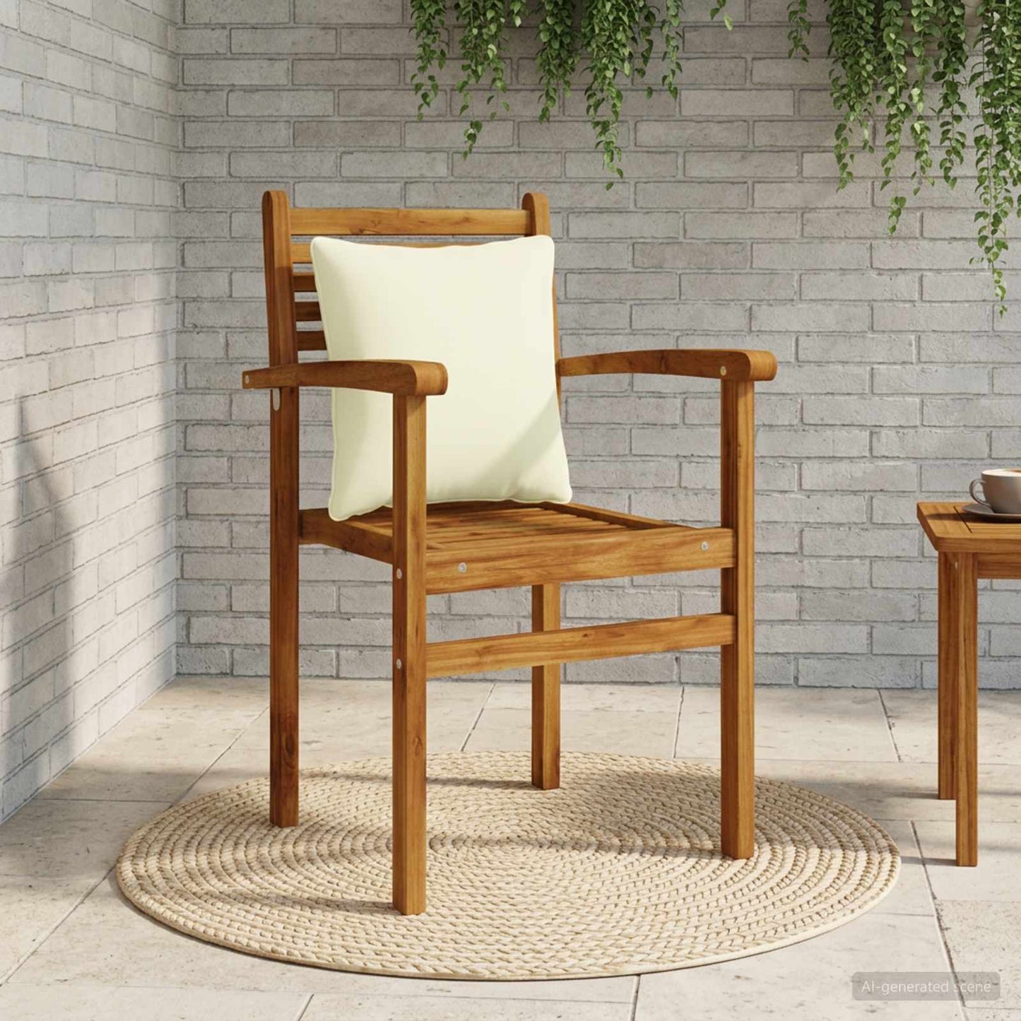 1-delte rygpuder PUTTEN 100% polyester Cremefarvet