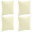 4-delte rygpuder PUTTEN 4 pcs 100% polyester Cremefarvet
