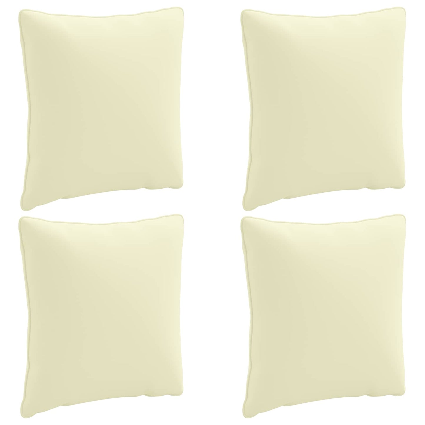 4-delte rygpuder PUTTEN 4 pcs 100% polyester Cremefarvet
