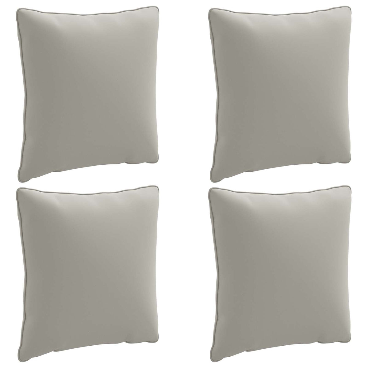 4-delte rygpuder PUTTEN 4 pcs 100% polyester Grå