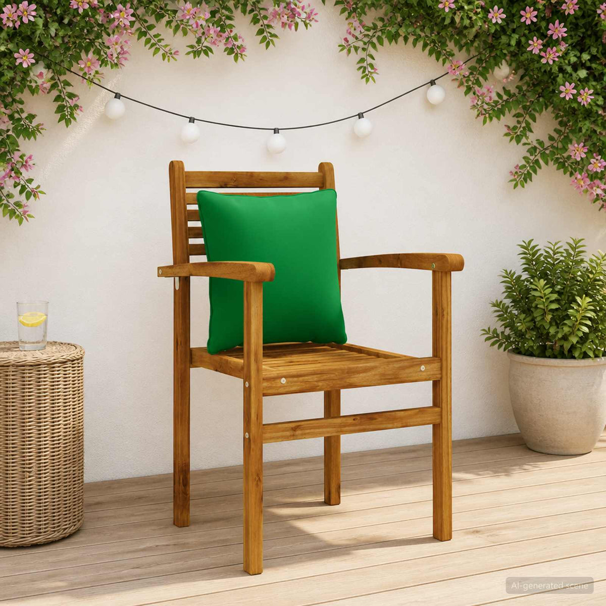 4-delte rygpuder PUTTEN 4 pcs 100% polyester Grøn