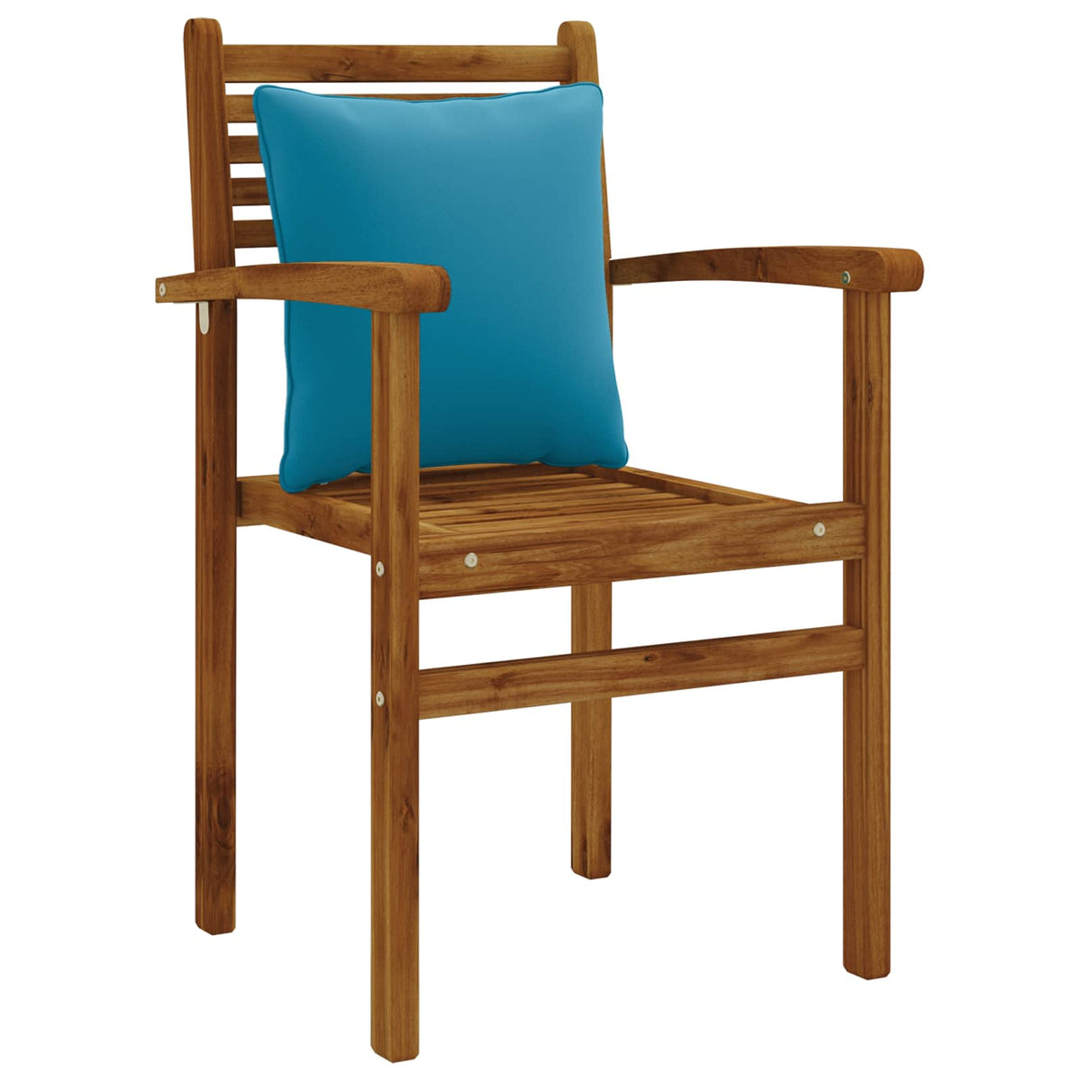 1-delte rygpuder PUTTEN 100% polyester Lyseblå 40 x 40 x 15 cm