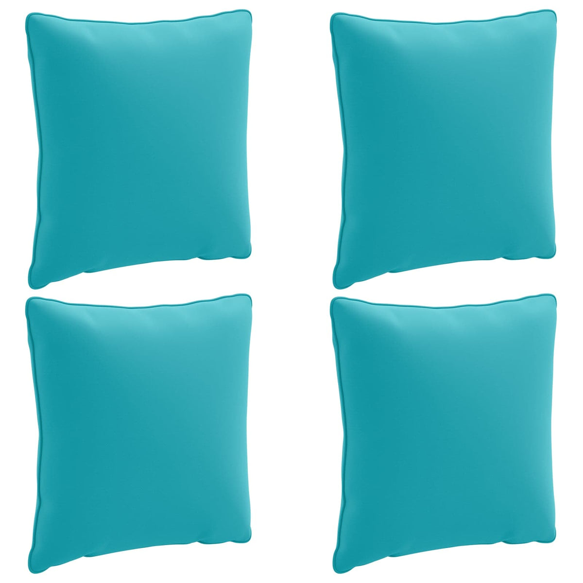 4-delte rygpuder PUTTEN 4 pcs 100% polyester Turkis