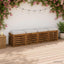 4-delt sædepuder SOEST 4 pcs 100% polyester Hvid 45 x 45 x 7 cm