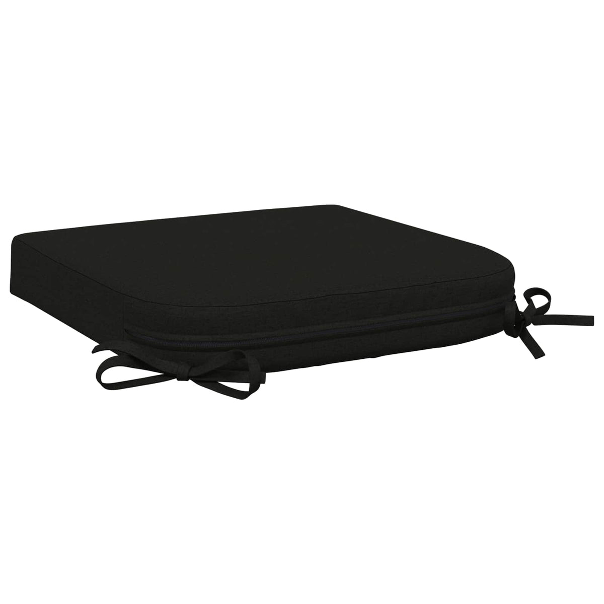 4-delt sædepuder SOEST 4 pcs 100% polyester Sort 45 x 45 x 7 cm
