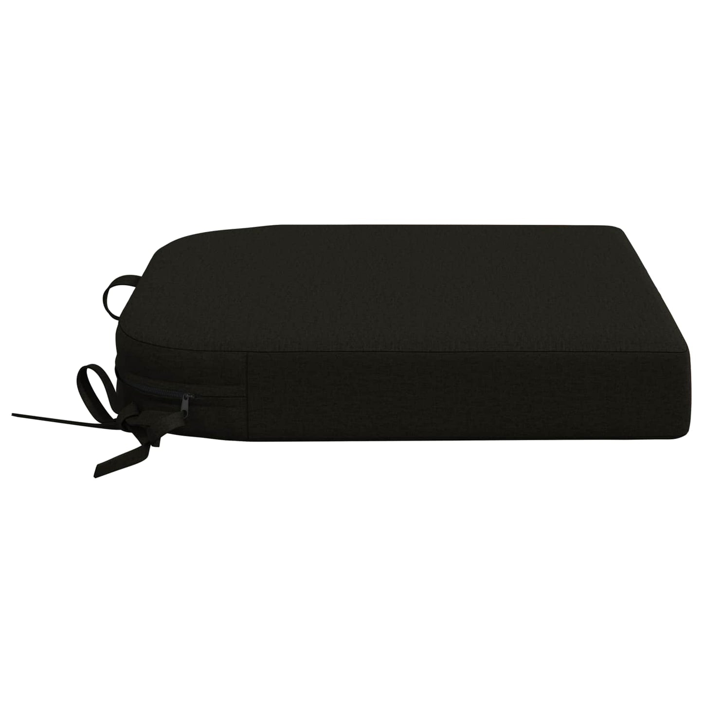 4-delt sædepuder SOEST 4 pcs 100% polyester Sort 45 x 45 x 7 cm
