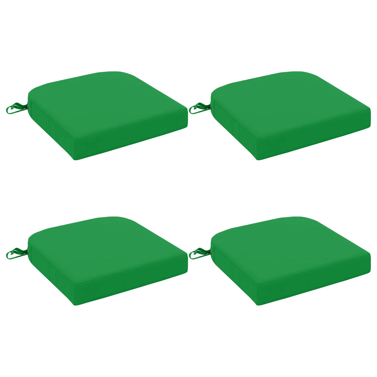 4-delt sædepuder SOEST 4 pcs 100% polyester Grøn 45 x 45 x 7 cm