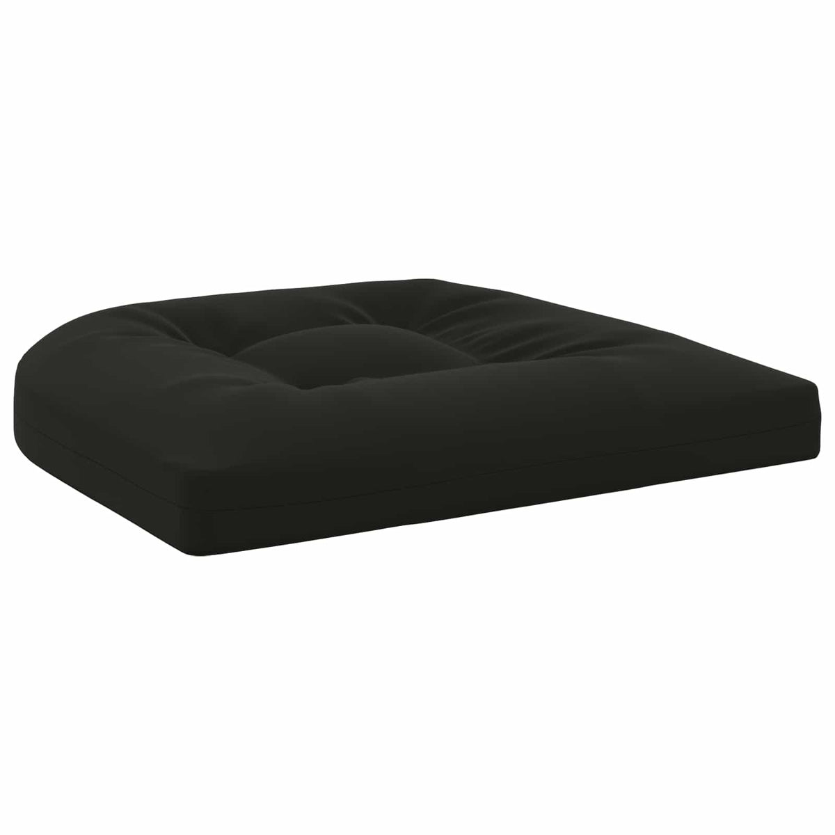 4-Stykke Sædepuder 4 stk. 100% polyester Sort 45 x 45 x 5 cm