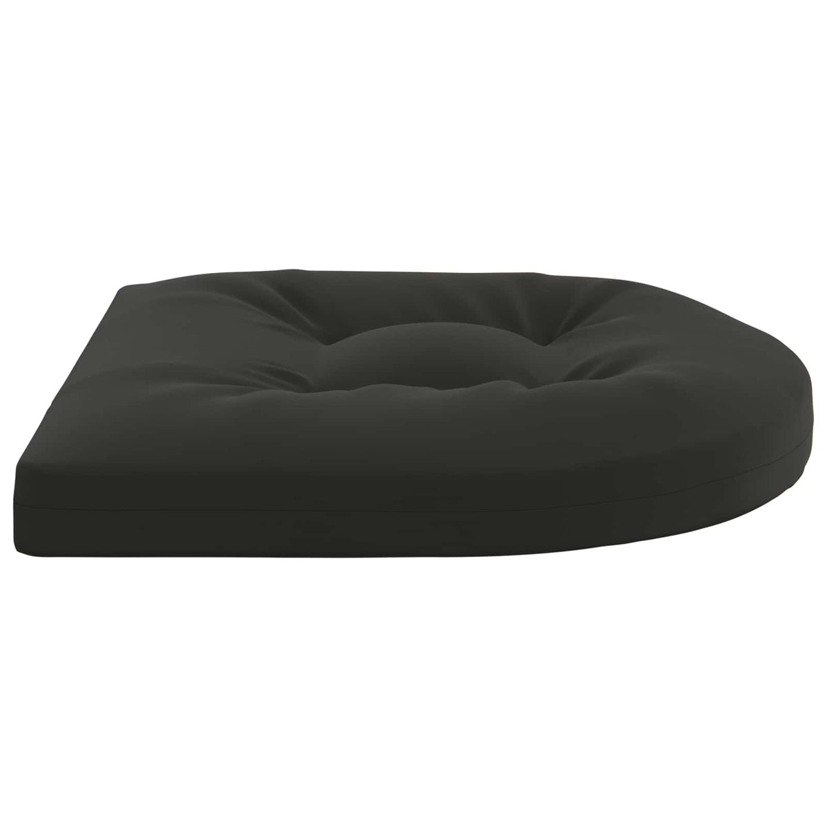 4-Stykke Sædepuder 4 stk. 100% polyester Sort 45 x 45 x 5 cm