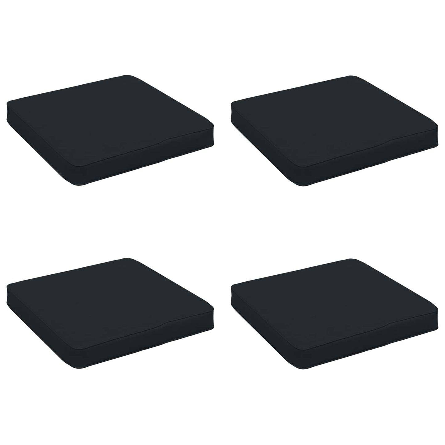 4-Stykke Sædepuder VUGHT 4 pcs 100% polyester Mørk blå