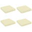 4-Stykke Sædepuder VUGHT 4 pcs 100% polyester Cremefarvet