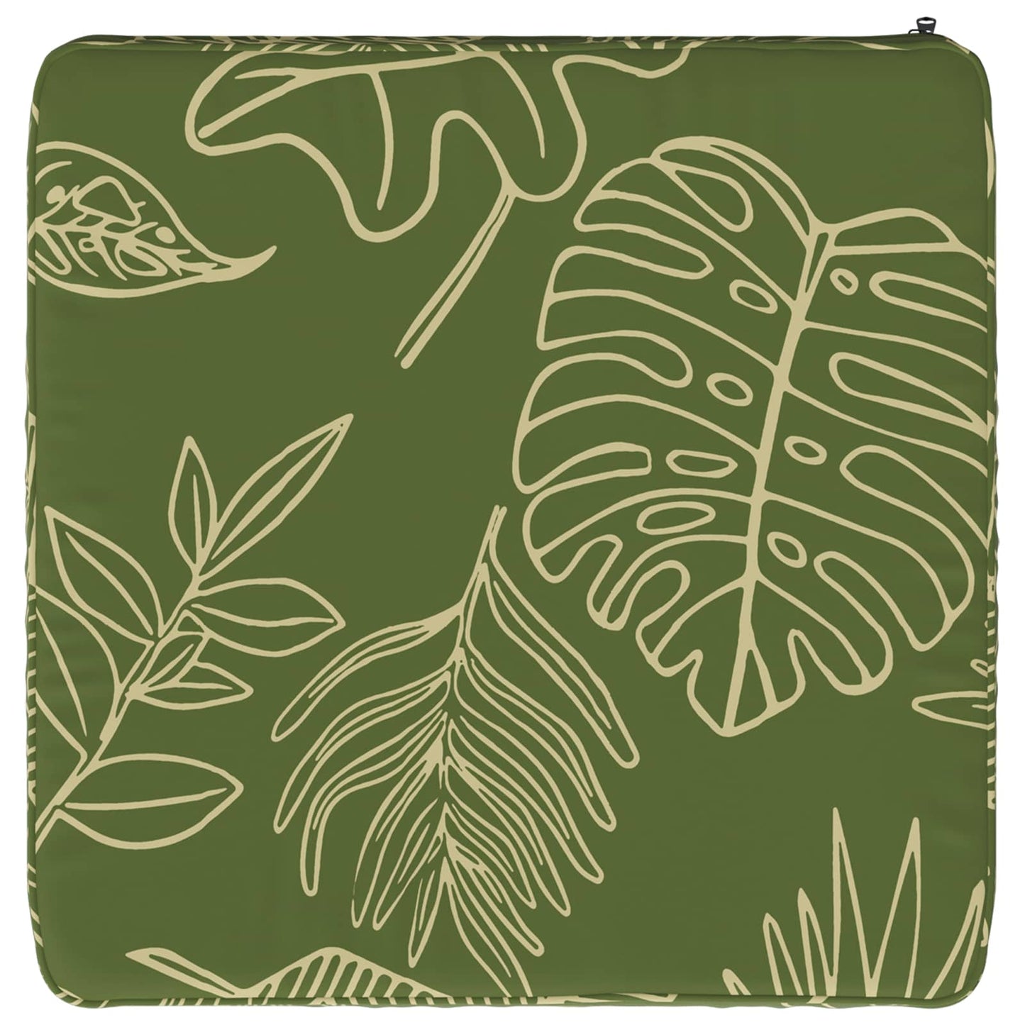4-Stykke Sædepuder VUGHT 4 pcs 100% polyester Bladdesign