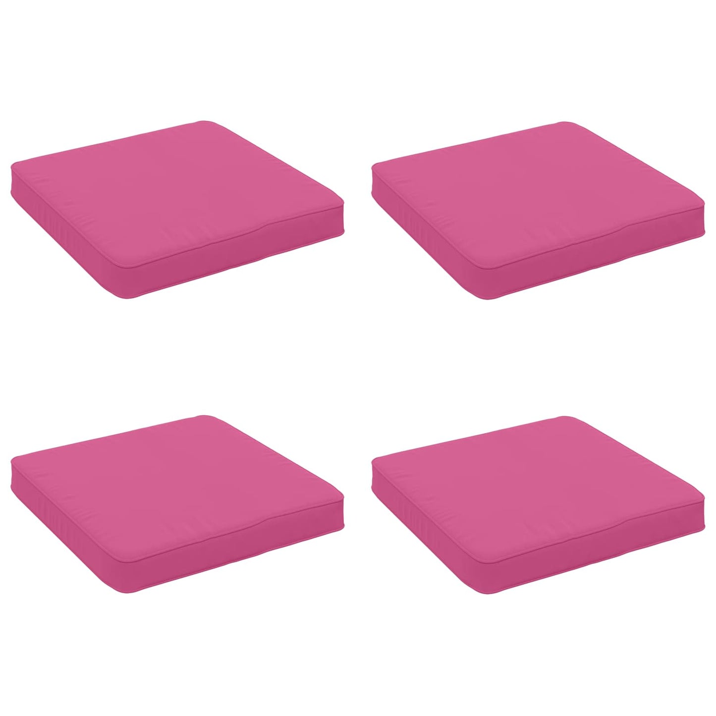 4-Stykke Sædepuder VUGHT 4 pcs 100% polyester Lyserød