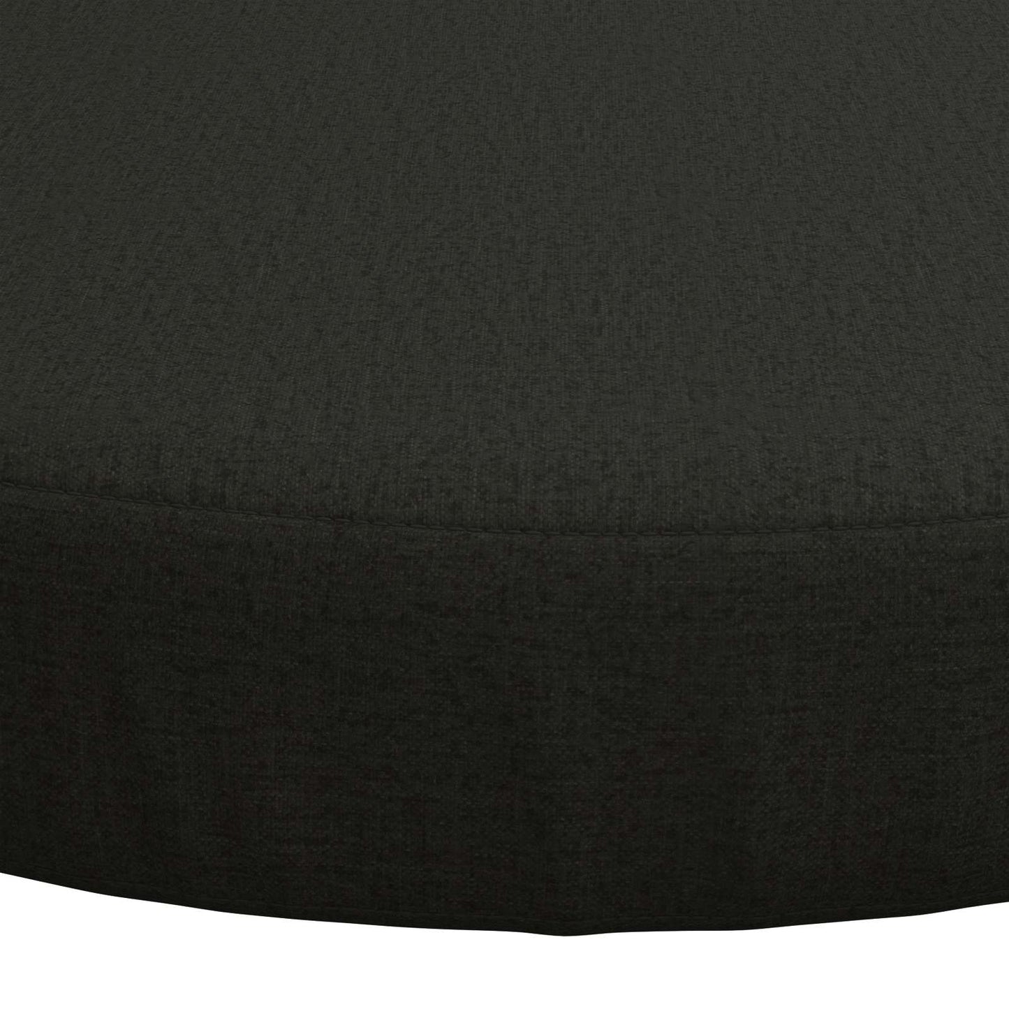 4-Stykke Sædepuder SOEST 4 stk. 100% polyester Sort Ø 40 x 7 cm