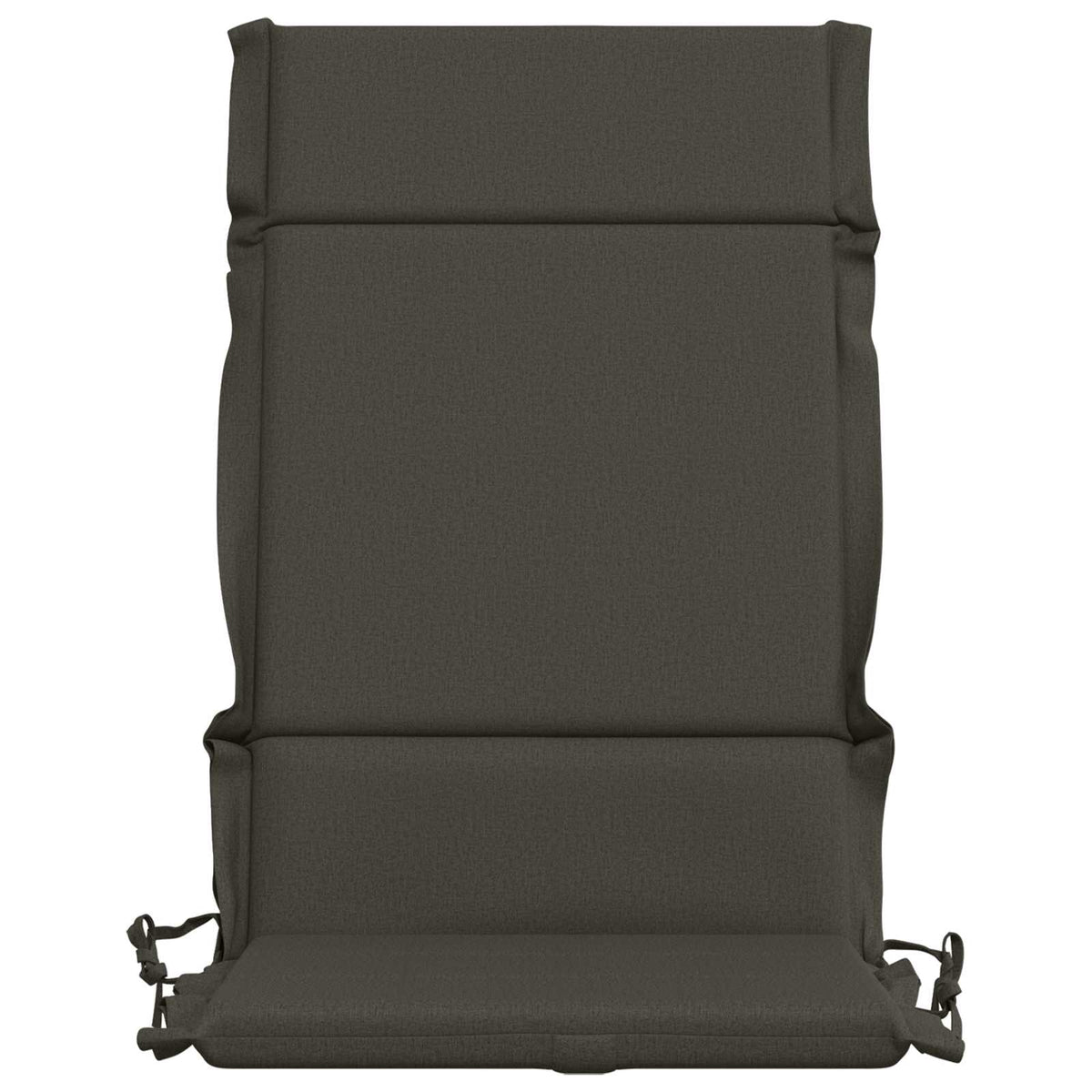 4-delt højt rygstol puder GEMERT 4 pcs 100% polyester Antracit