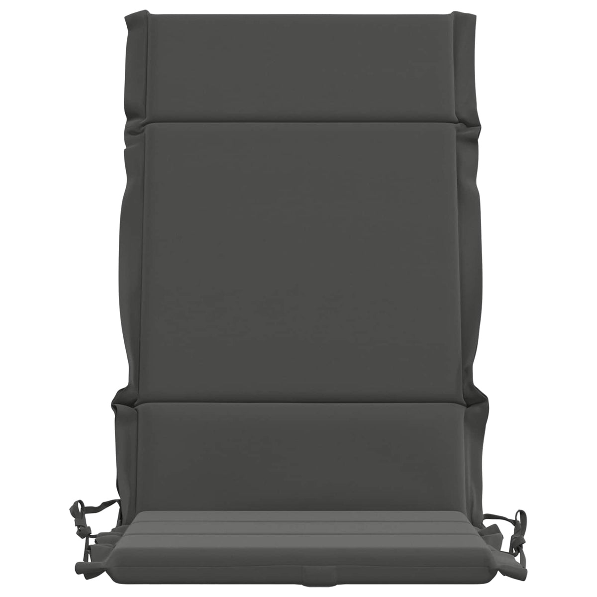 4-delt højt rygstol puder GEMERT 4 pcs 100% polyester Antracit