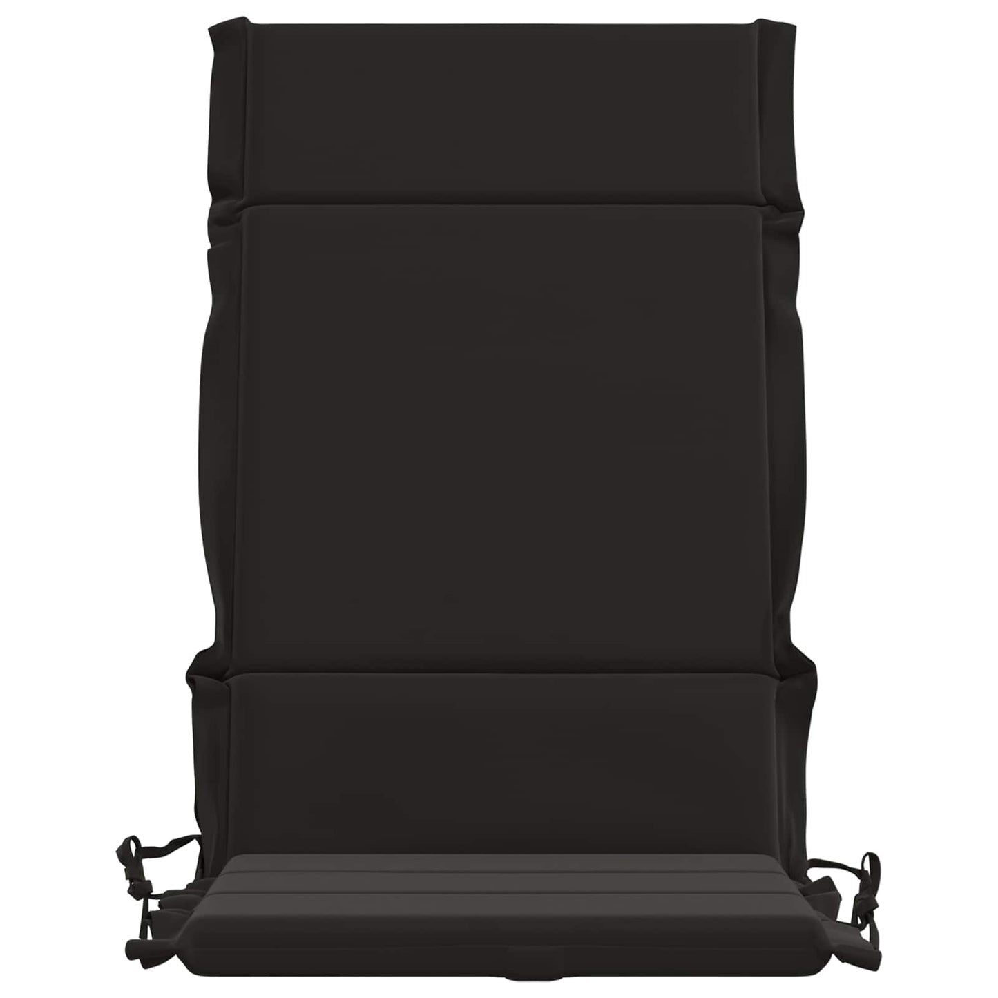 2-delt højt rygstol puder GEMERT 2 pcs 100% polyester Sort