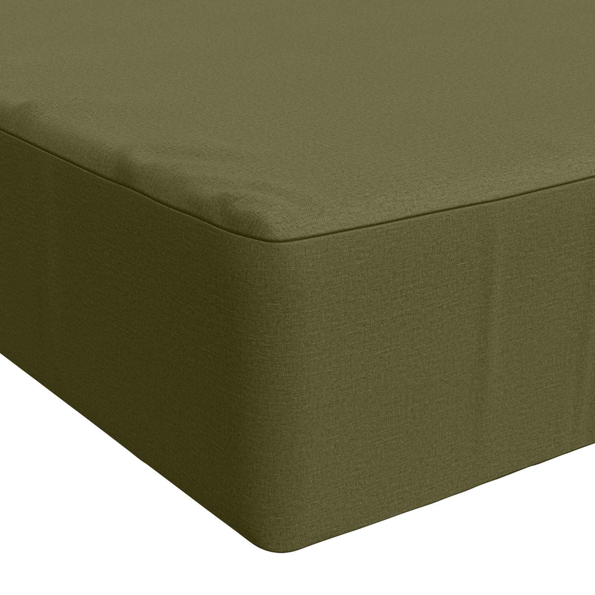 Sædehynde SOEST 100% polyester Olivengrøn 120 x 60 x 15 cm