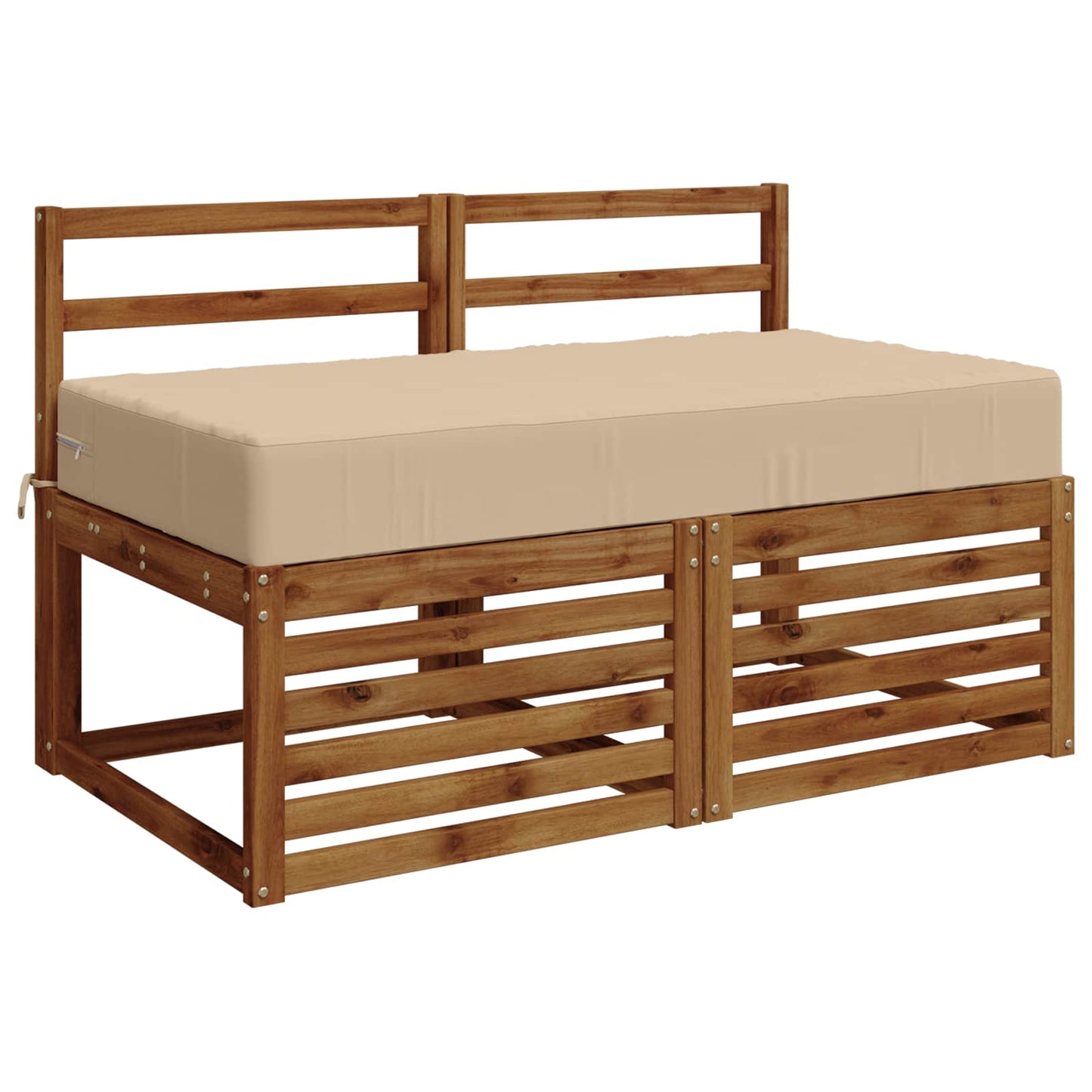 Sædehynde SOEST 100% polyester Cremefarvet 120 x 60 x 15 cm