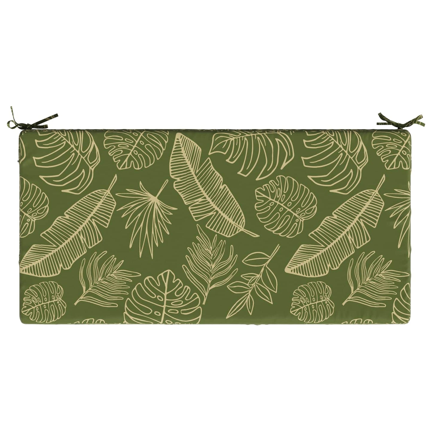 Sædehynde SOEST 100% polyester Bladdesign 120 x 60 x 15 cm