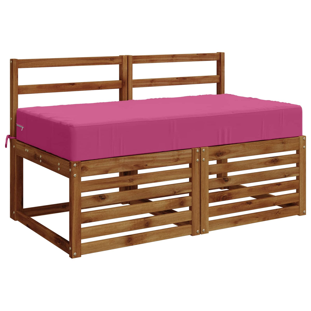 Sædehynde SOEST 100% polyester Lyserød 120 x 60 x 15 cm