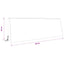 Ryghynde SOEST 100% polyester Rød 120 x 20 x 40 cm
