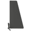 Ryghynde SOEST 100% polyester Antracit 120 x 20 x 40 cm