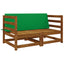 Ryghynde SOEST 100% polyester Grøn 120 x 20 x 40 cm