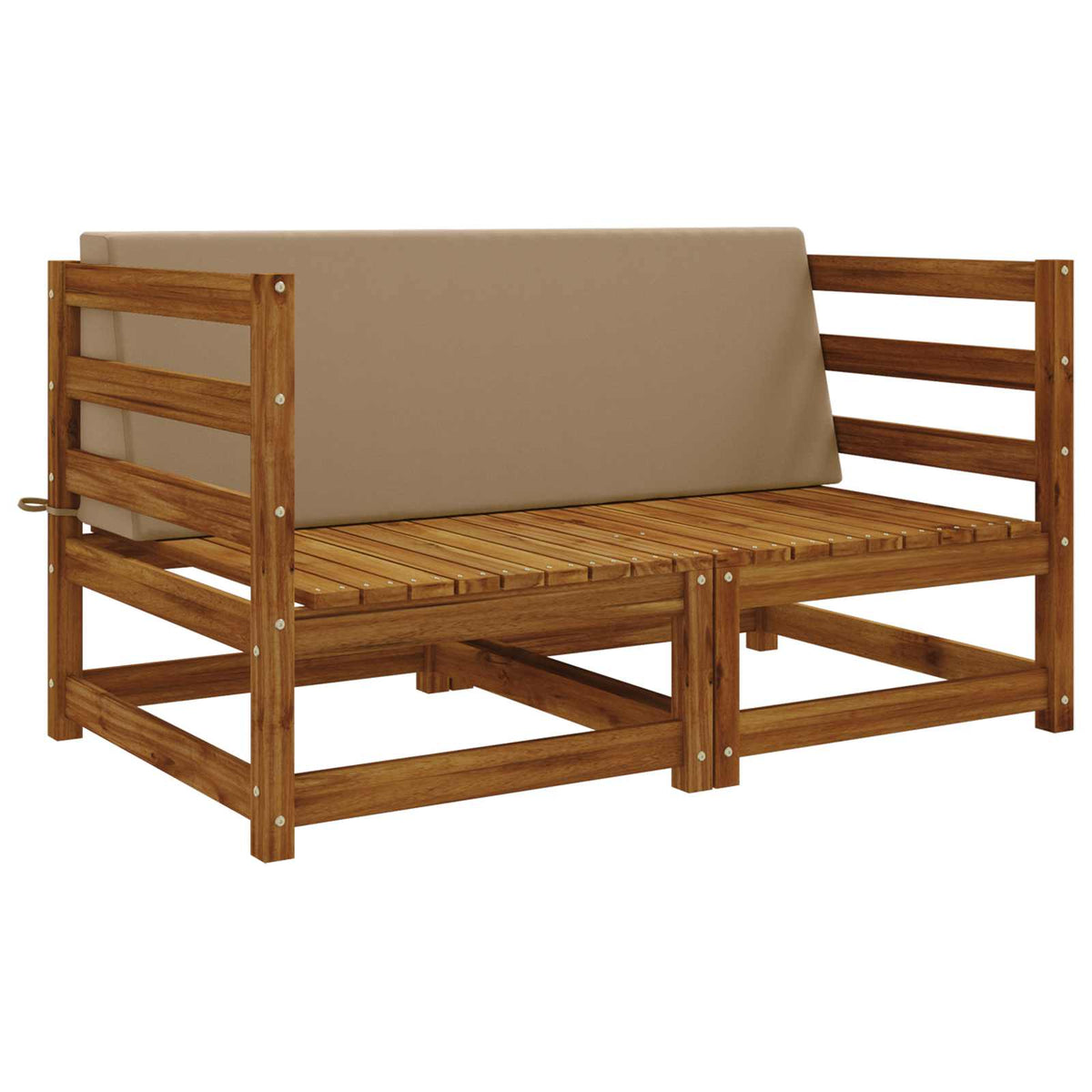 Ryghynde SOEST 100% polyester Gråbrun 120 x 20 x 40 cm
