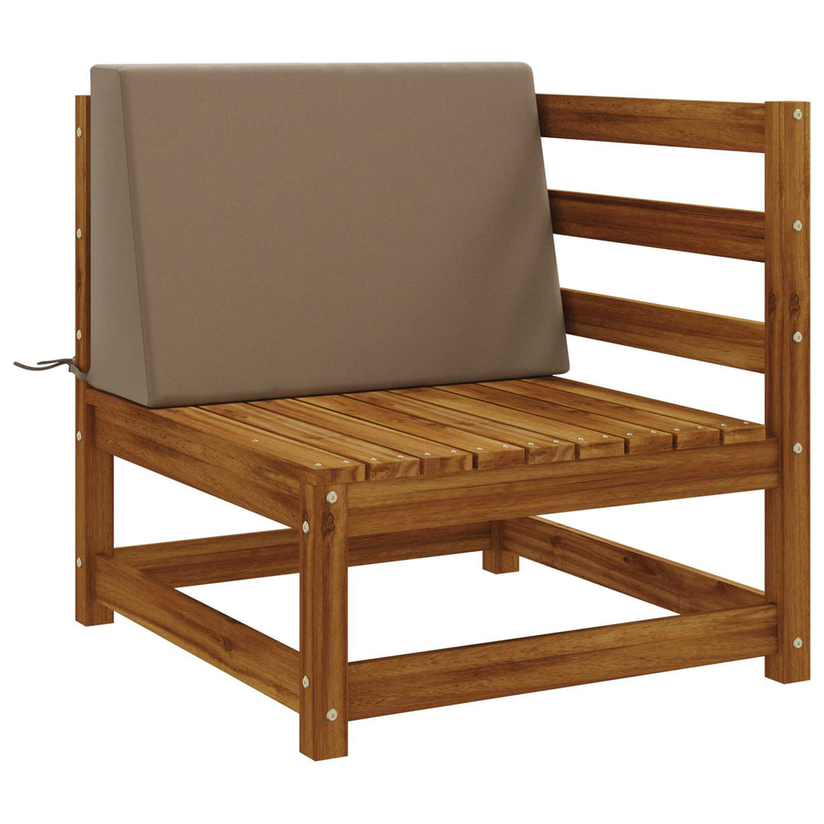 Ryghynde SOEST 100% polyester Gråbrun 60 x 20 x 40 cm