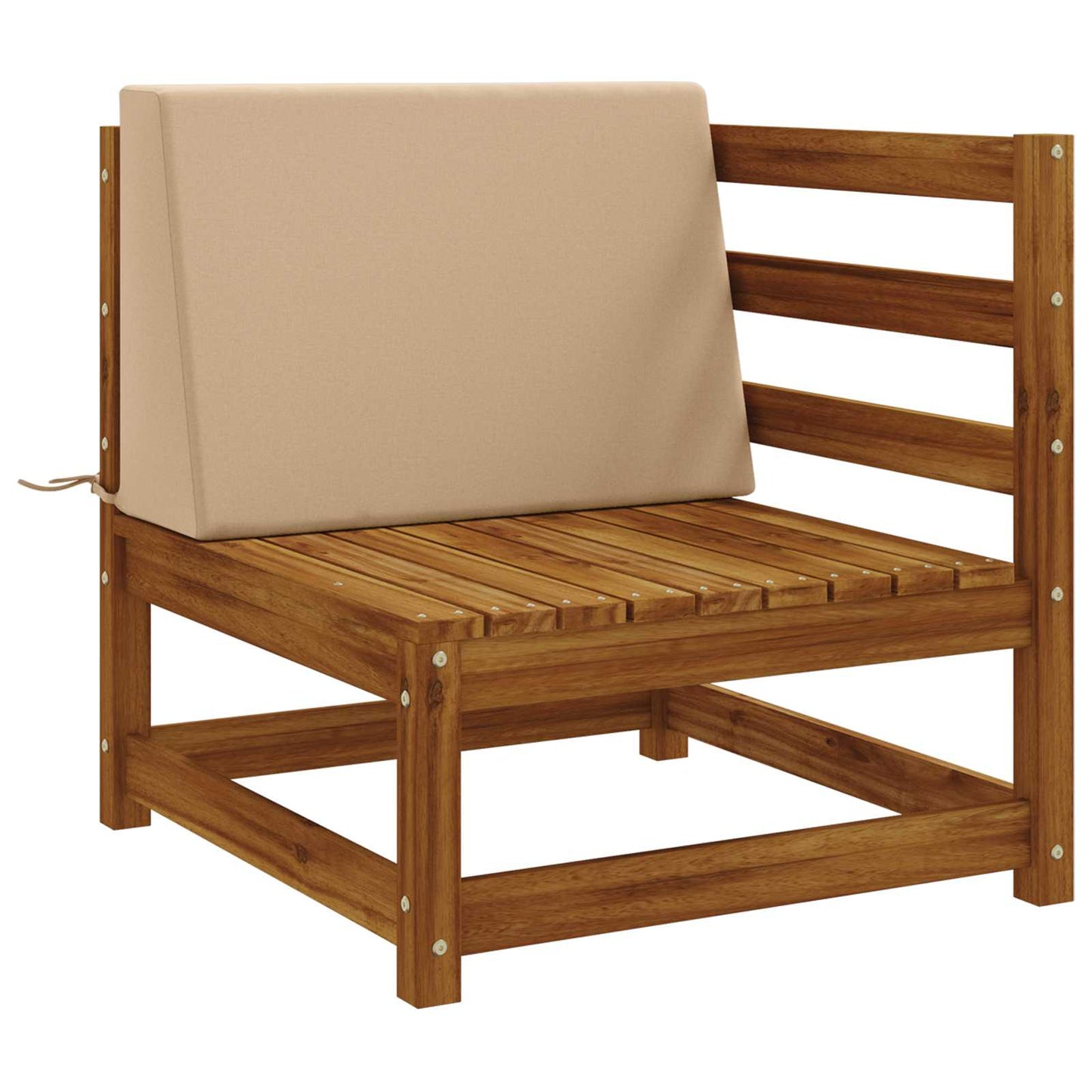 Ryghynde SOEST 100% polyester Sandfarvet 60 x 20 x 40 cm