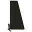 Ryghynde SOEST 100% polyester Sort 60 x 20 x 40 cm