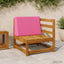 Ryghynde SOEST 100% polyester Lyserød 60 x 20 x 40 cm