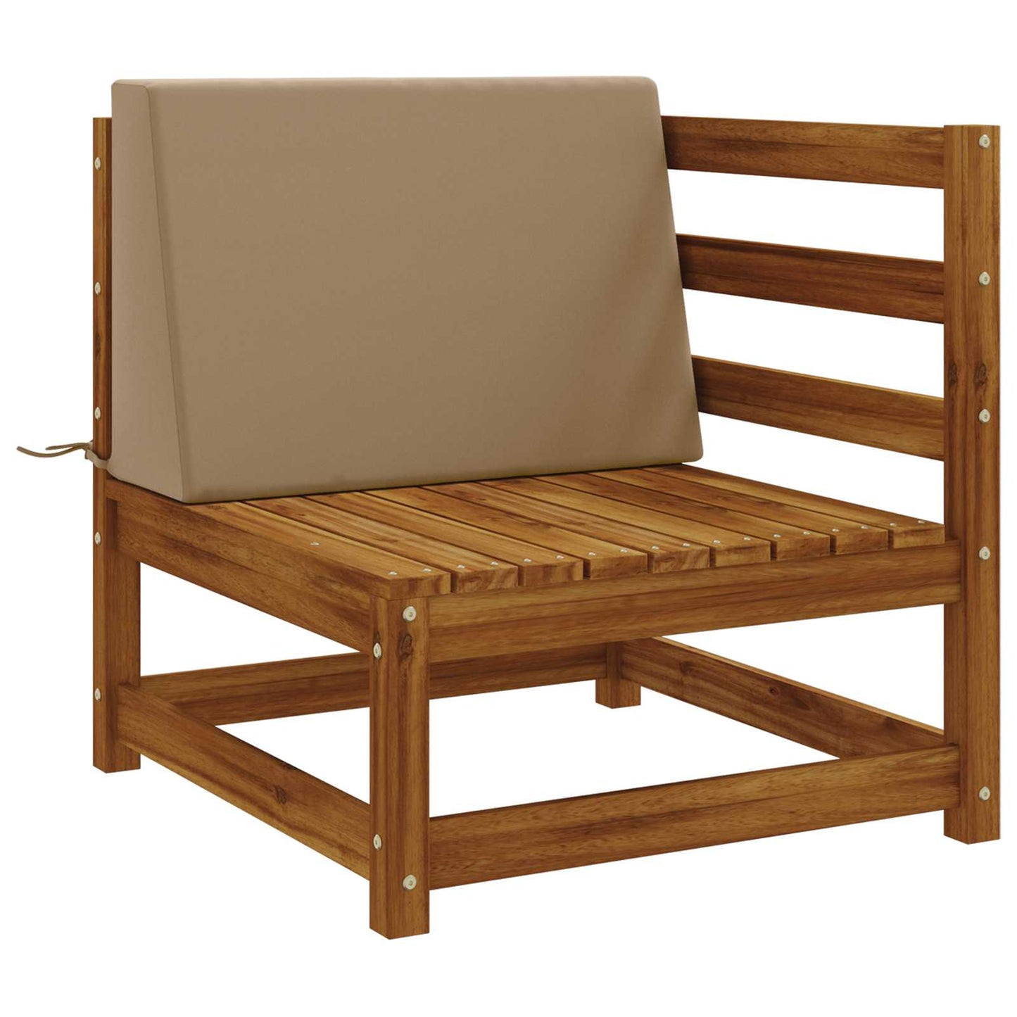 Ryghynde SOEST 100% polyester Gråbrun 60 x 20 x 40 cm