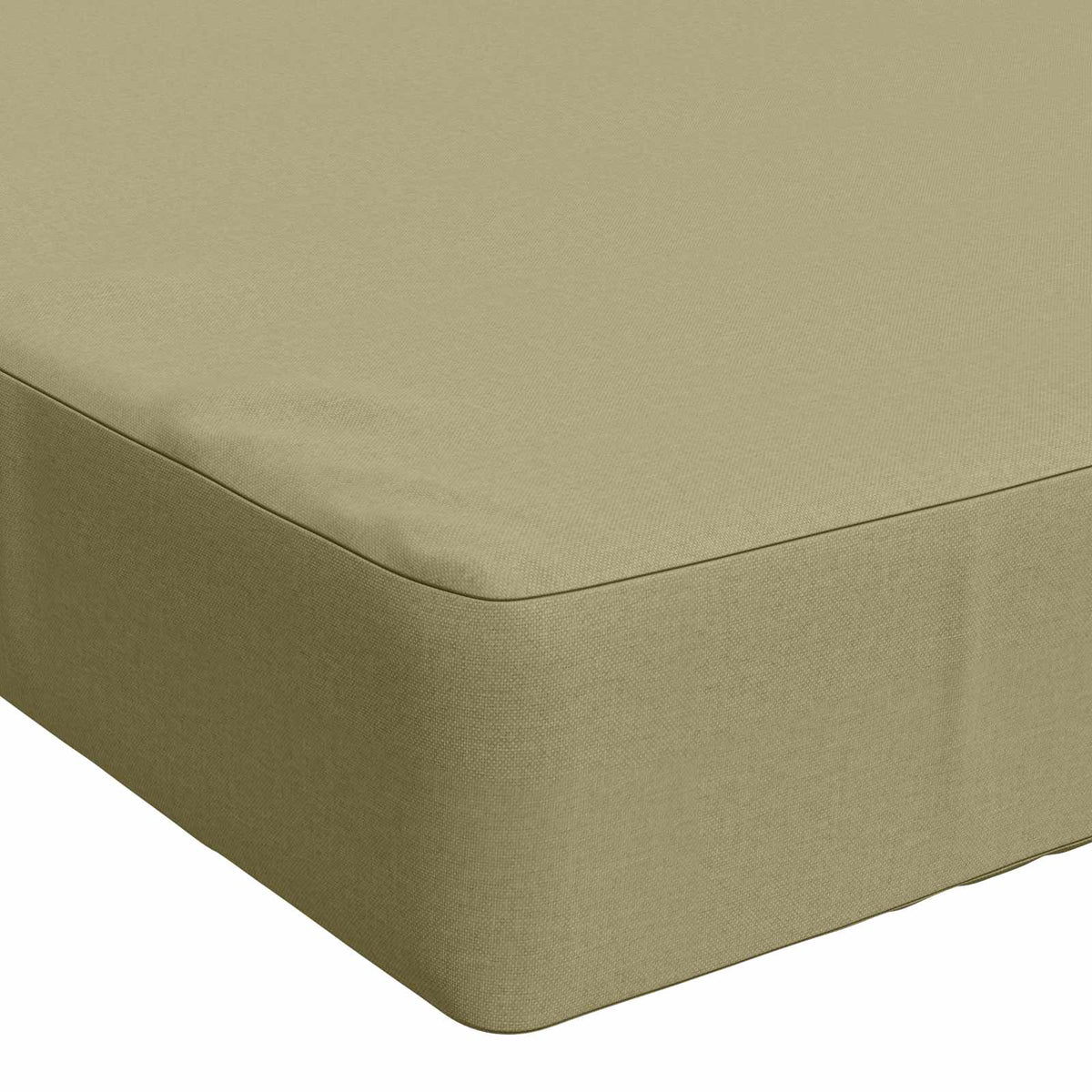 Sædehynde SOEST 100% polyester Lys grøn 120 x 60 x 10 cm