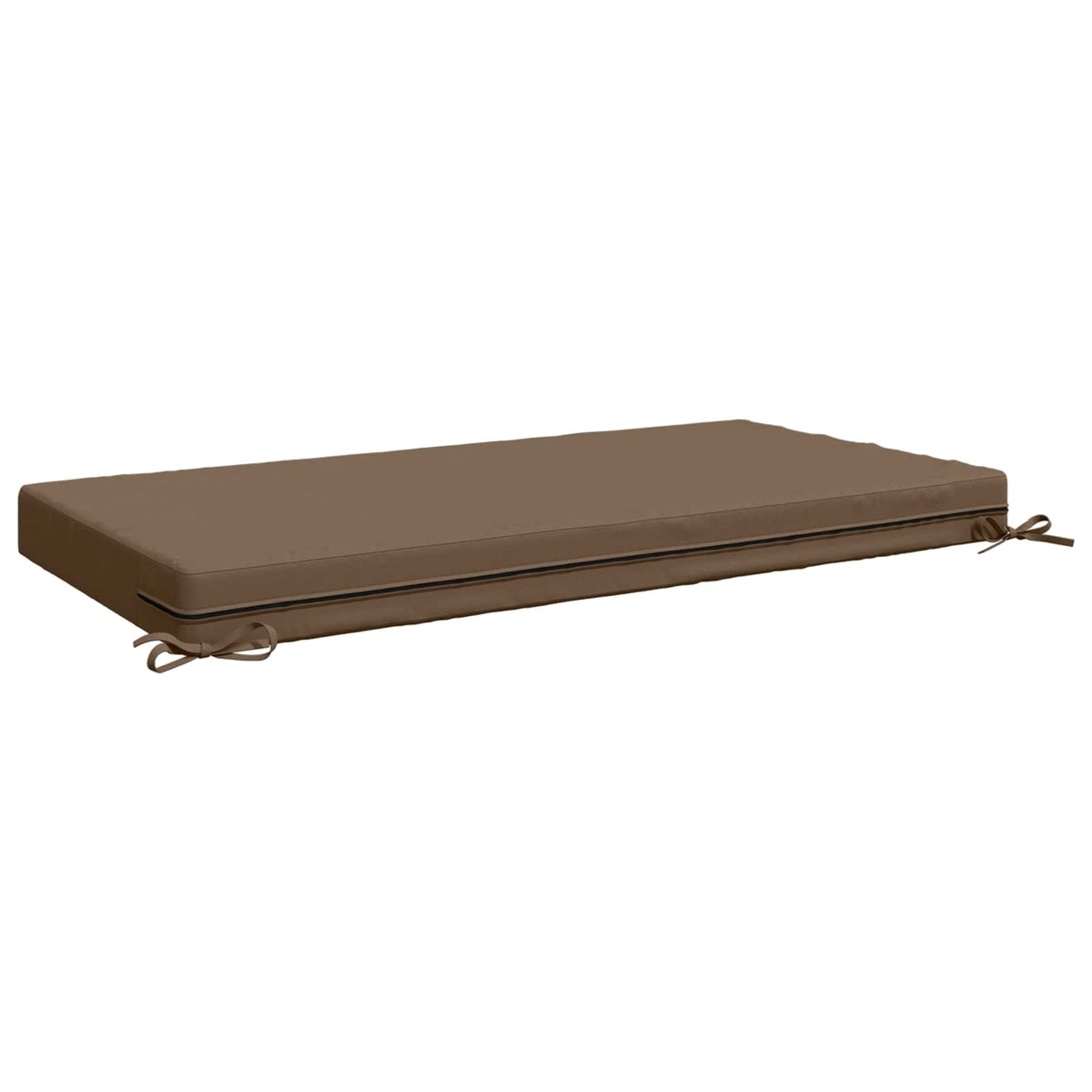 Sædehynde SOEST 100% polyester Gråbrun 120 x 60 x 10 cm