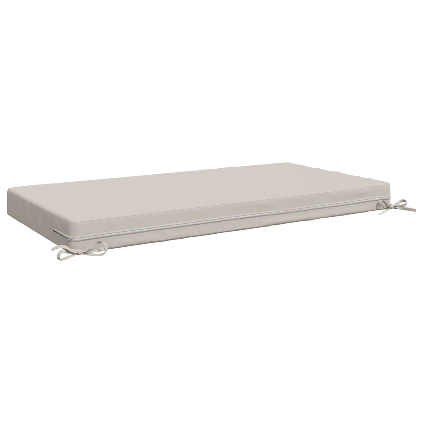 Sædehynde SOEST 100% polyester Hvid 120 x 60 x 10 cm